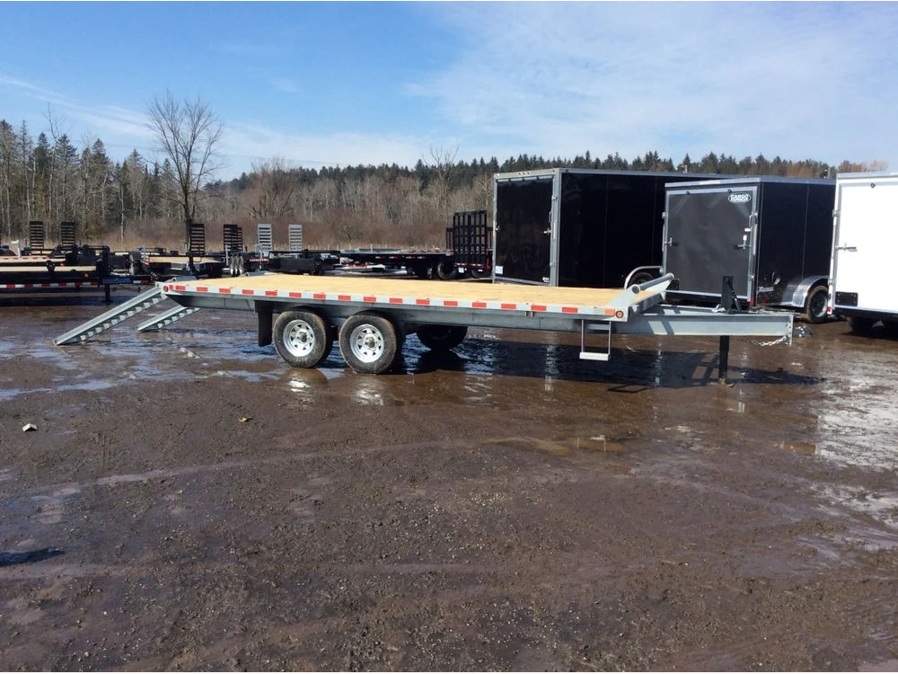 2026 Canada Trailers 8.5x18 5 Ton Galvanized Deckover Equipment alt