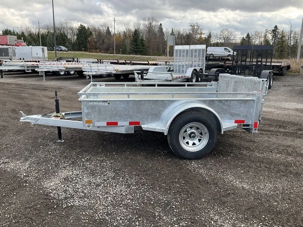 2026 Canada Trailers 5x8 Galvanized Utility Trailer alt