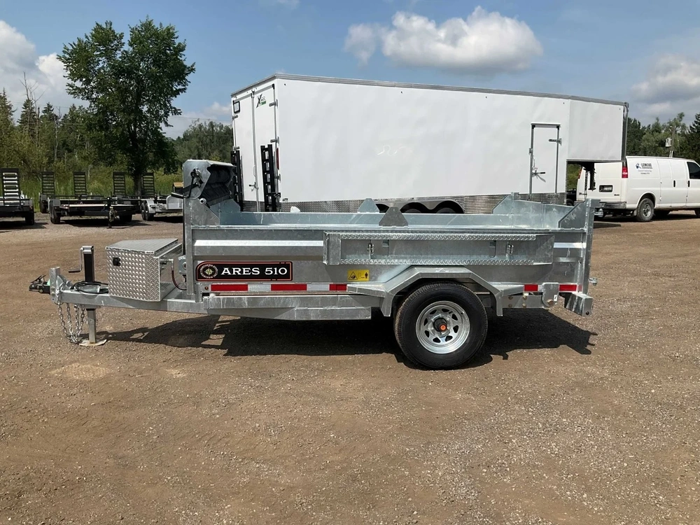 2026 Xcel Trailers 5x10 Ares Galvanized Dump Trailer alt