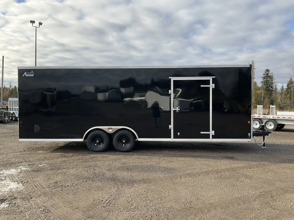 2026 Car Mate Trailers 8.5x24 Plus V-nose Avalanche Enclosed Car Hauler alt
