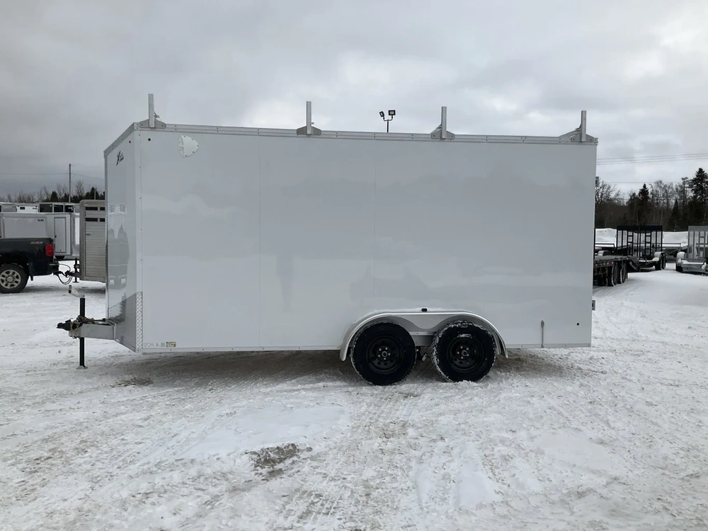2026 Xcel Trailers 7x16 Plus V-nose All Aluminum Cargo Trailer alt