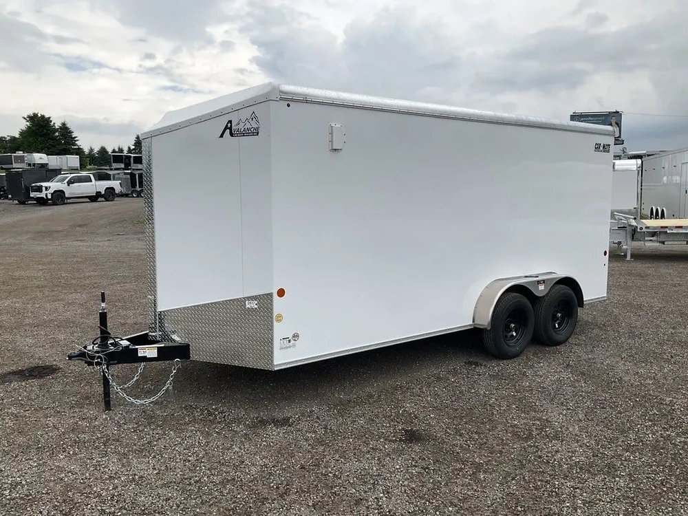 2025 Car Mate Trailers 7x16 Plus V-nose Avalanche Hd Cargo Trailer alt