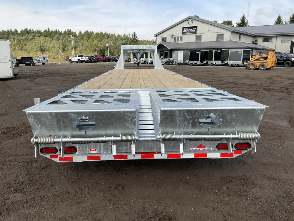 2026 Canada Trailers 8.5x30 10.5 Ton Galvanized Gooseneck Equipment Trailer alt