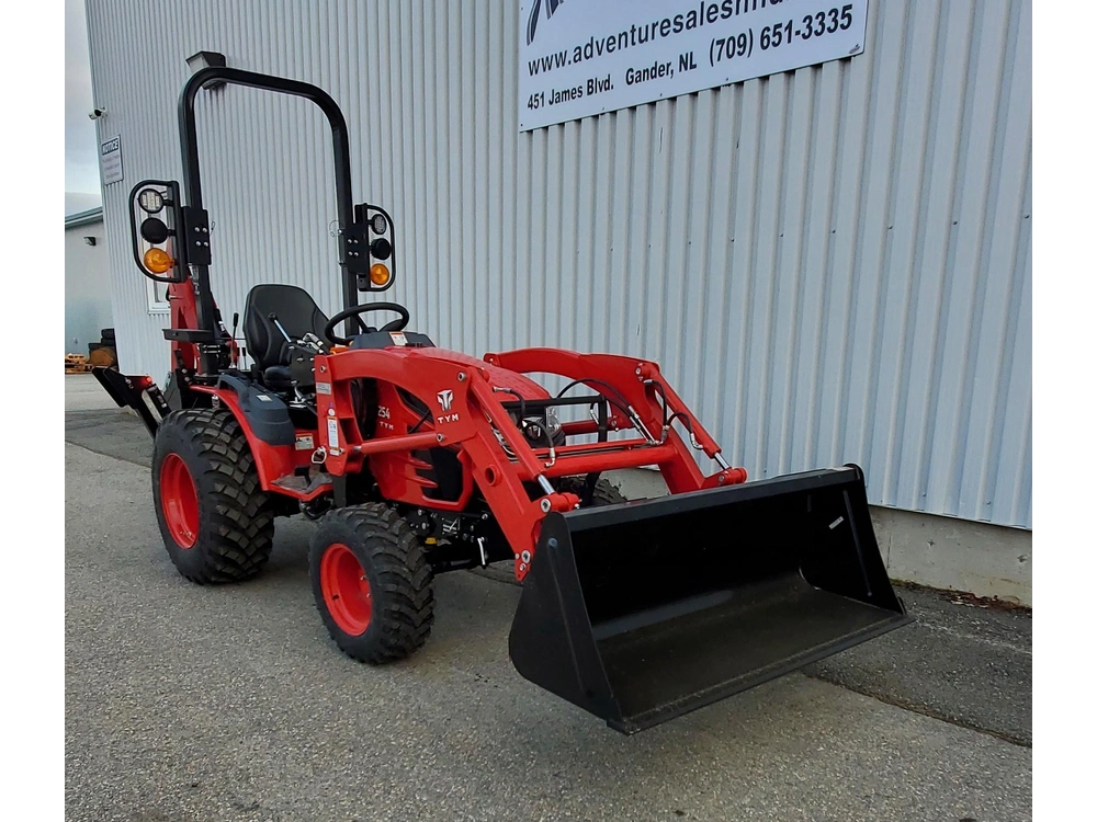 2026 Tym T254 Tractor, Loader, Backhoe Package alt