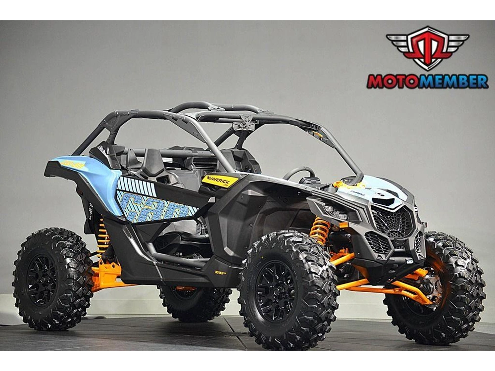 2026 Can-am Maverick X3 Ds Turbo Scandi Blue & Orange Crush alt