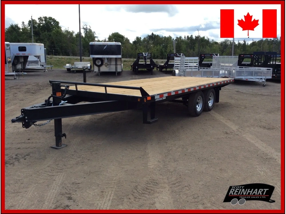 2025 Canada Trailers 8.5x18 5 Ton Deckover Equipment Trailer alt
