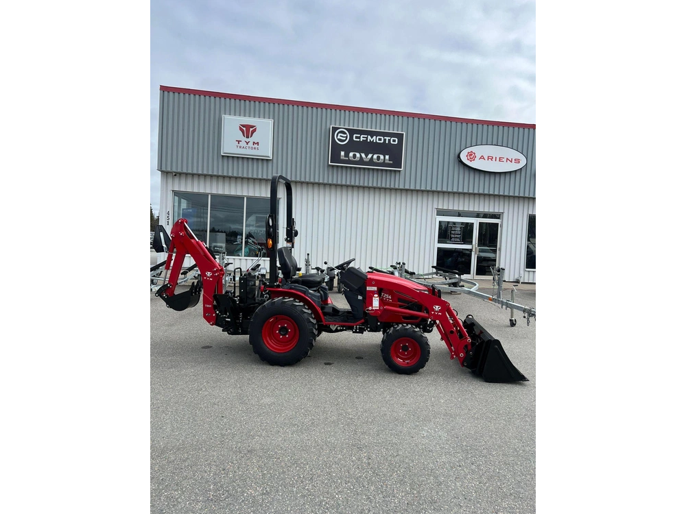 2025 Tym T254 Tractor, Loader, Backhoe Package alt