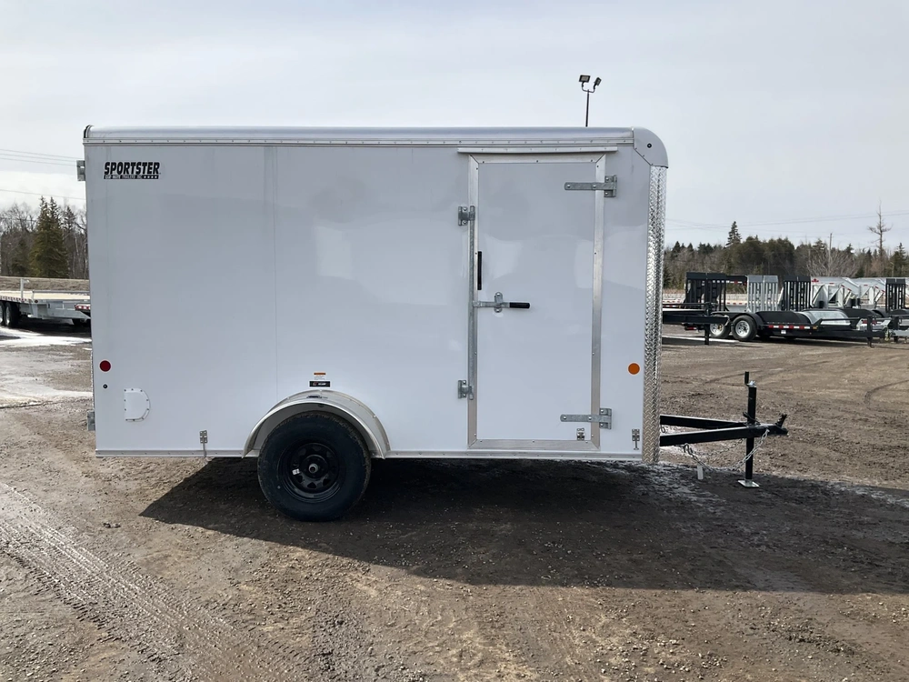 2026 Car Mate Trailers 6x12 Plus V-nose Sportster Cargo Trailer alt