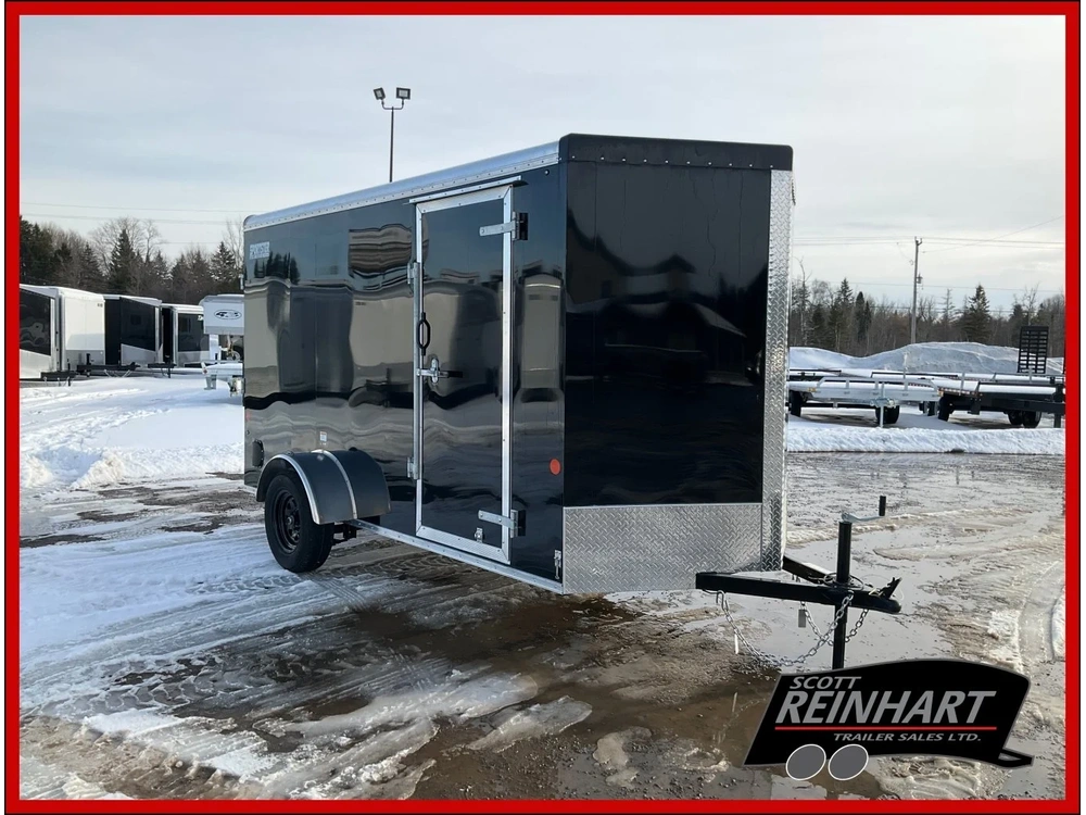 2026 Car Mate Trailers 6x12 Plus V-nose Liberty Sport Cargo Trailer alt