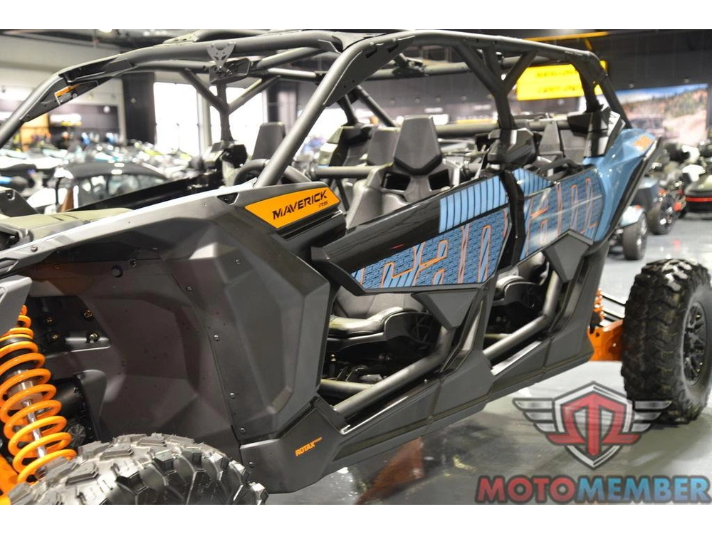 2026 Can-am Maverick X3 Max Rs Turbo Rr Scandi Blue & Orange Crush alt