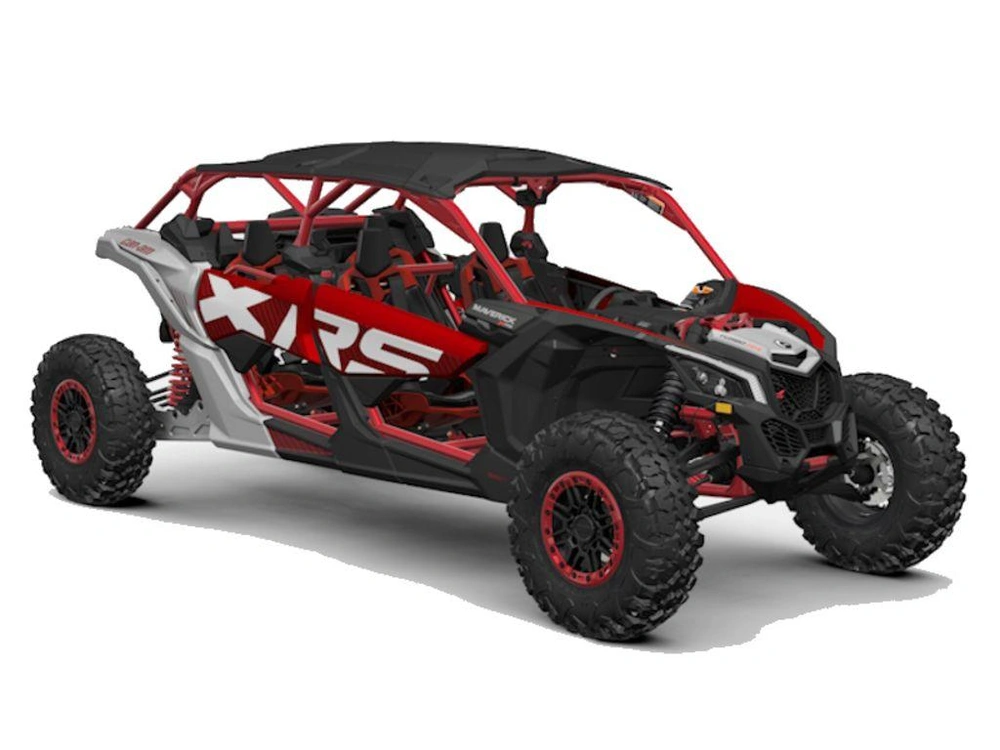 2025 Can-Am Maverick X3 Max X RS Turbo RR With Smart-Shox Fiery Red & Hyper Silver