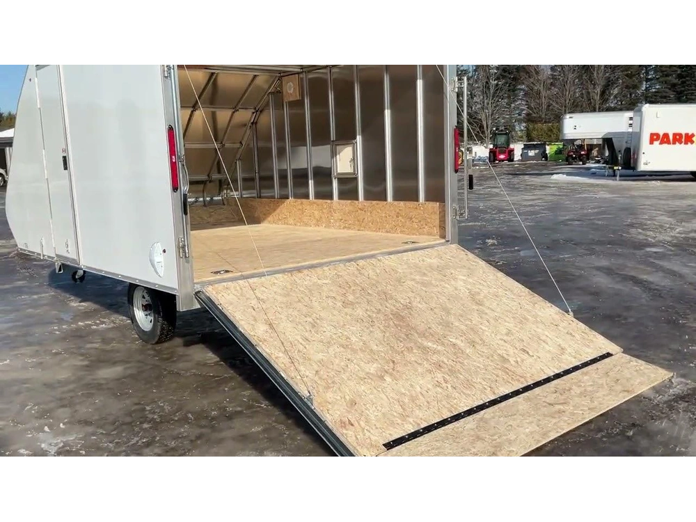 2026 Xcel Trailers 12x101 Aluminum Enclosed Snowmobile Trailer alt
