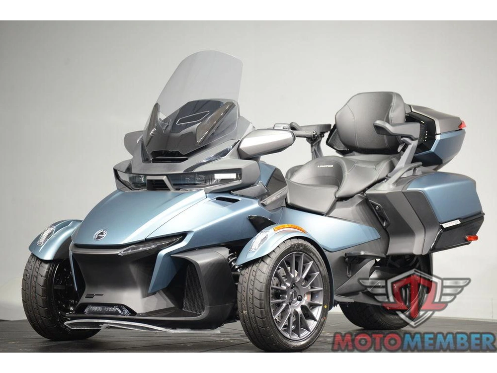 2026 Can-am Spyder Rt Limited Mineral Blue alt
