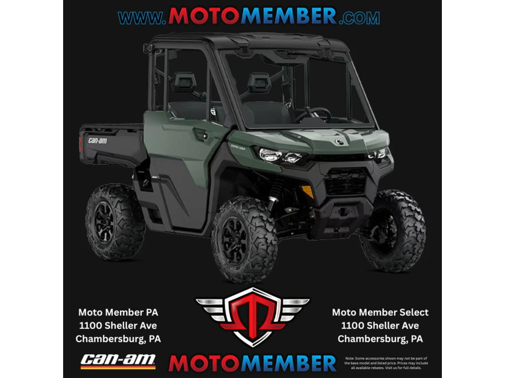 2025 Can-am Defender Dps Cab Hd9 Compass Green alt