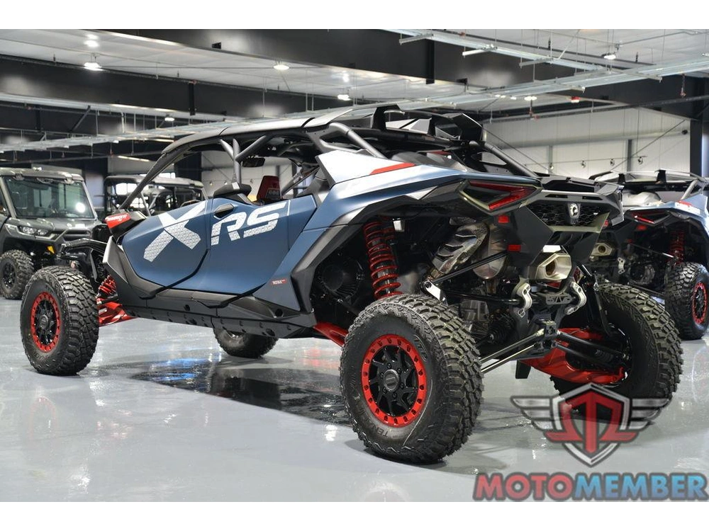 2025 Can-am Maverick R Max X Rs With Smart-shox Dusty Navy & Legion Red alt