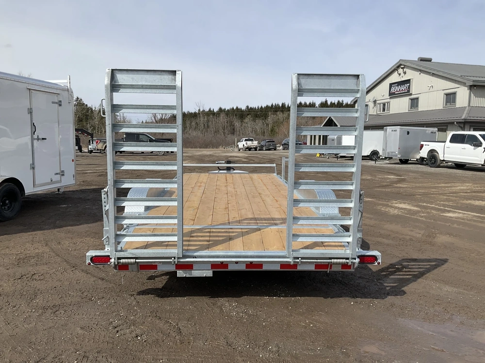 2026 Canada Trailers 82x18 7 Ton Galvanized Equipment Trailer alt