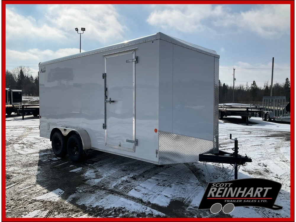 2026 Car Mate Trailers 7x16 Plus V-nose Avalanche Hd Cargo Trailer alt
