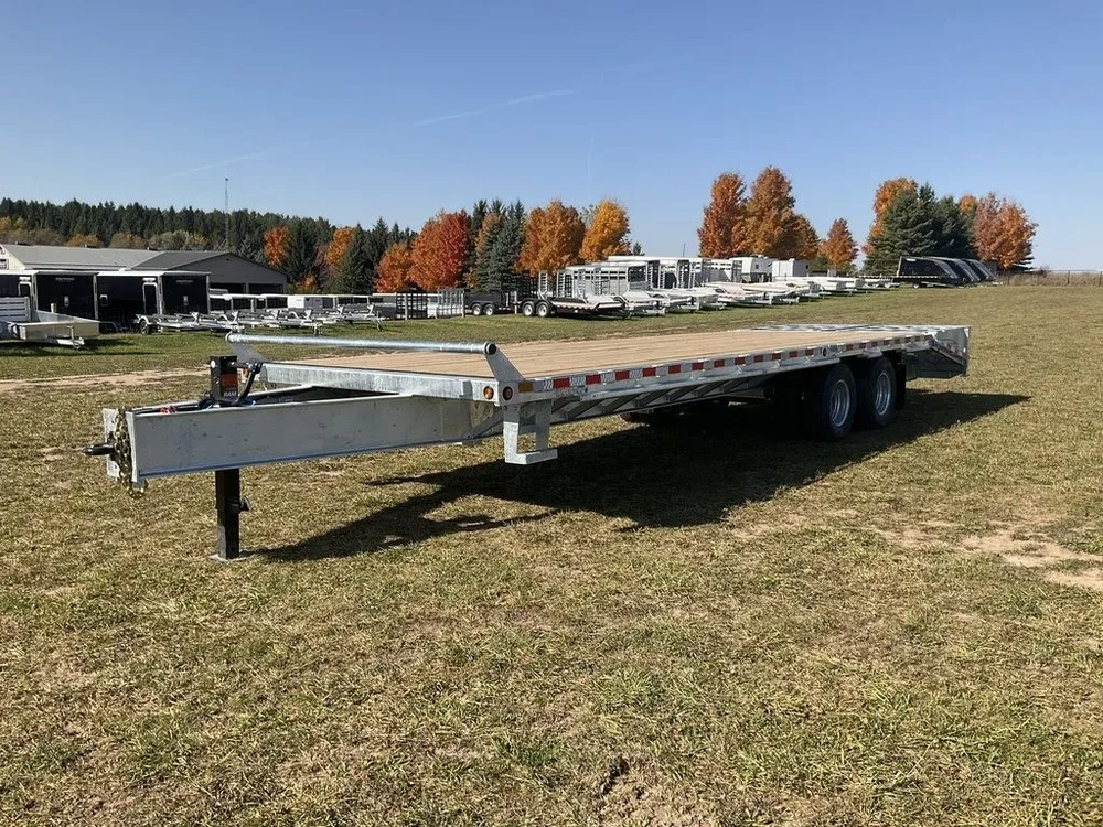 2025 Canada Trailers 8.5x28 12 Ton Galvanized Deckover Equipment Trailer alt