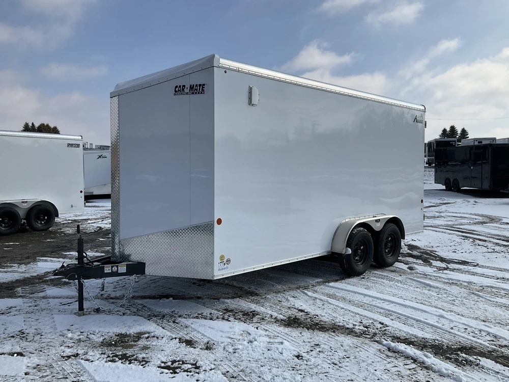 2026 Car Mate Trailers 7x16 Plus V-nose Avalanche Hd Cargo Trailer alt