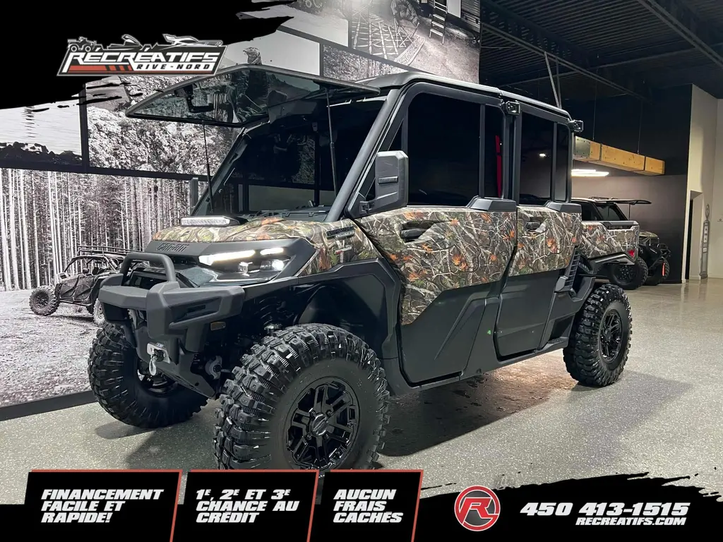 Can-Am DEFENDER HD11 LIMITED CAB MOSSY OAK 2026 - **CABINE CHAUFFÉE ET CLIMATISÉ!!**