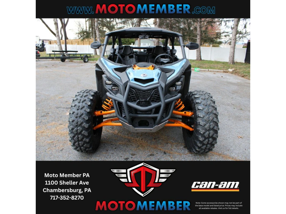 2026 Can-am Maverick X3 Max Ds Turbo Scandi Blue & Orange Crush alt