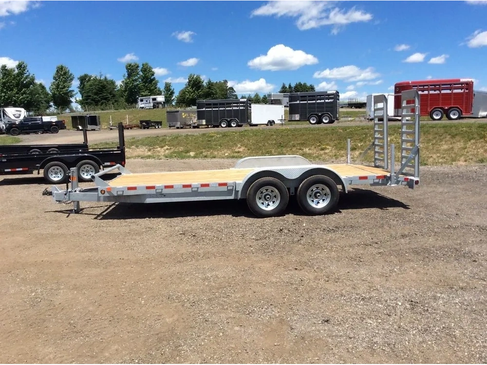 2026 Canada Trailers 82x18 5 Ton Galvanized Equipment Trailer alt