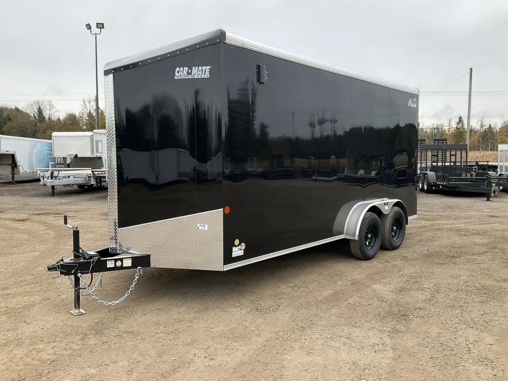 2026 Car Mate Trailers 7x16 Plus V-nose Avalanche Cargo Trailer alt
