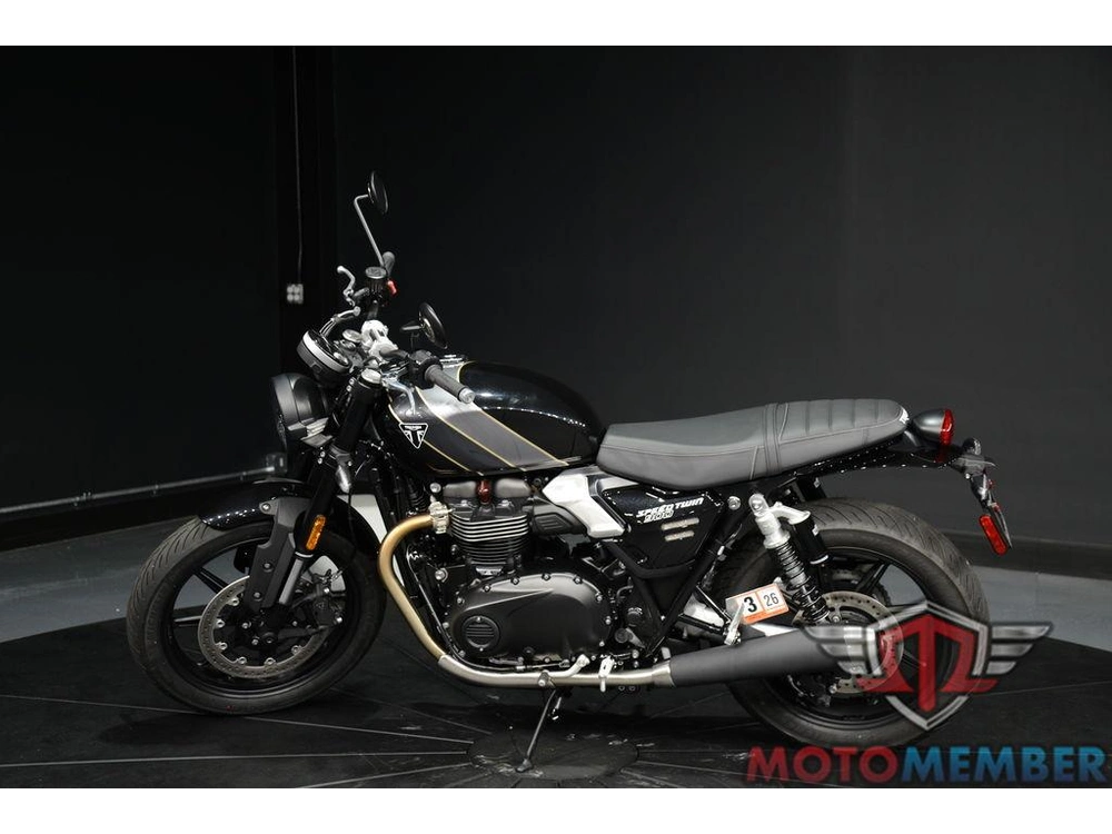 2025 Triumph Speed Twin 900 Phantom Black/aurum Gold alt