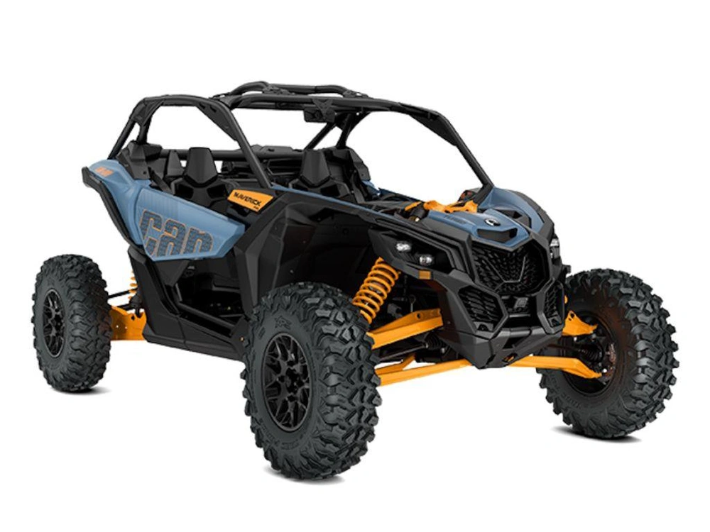 2026 Can-am Maverick X3 Rs Turbo Scandi Blue & Orange Crush alt
