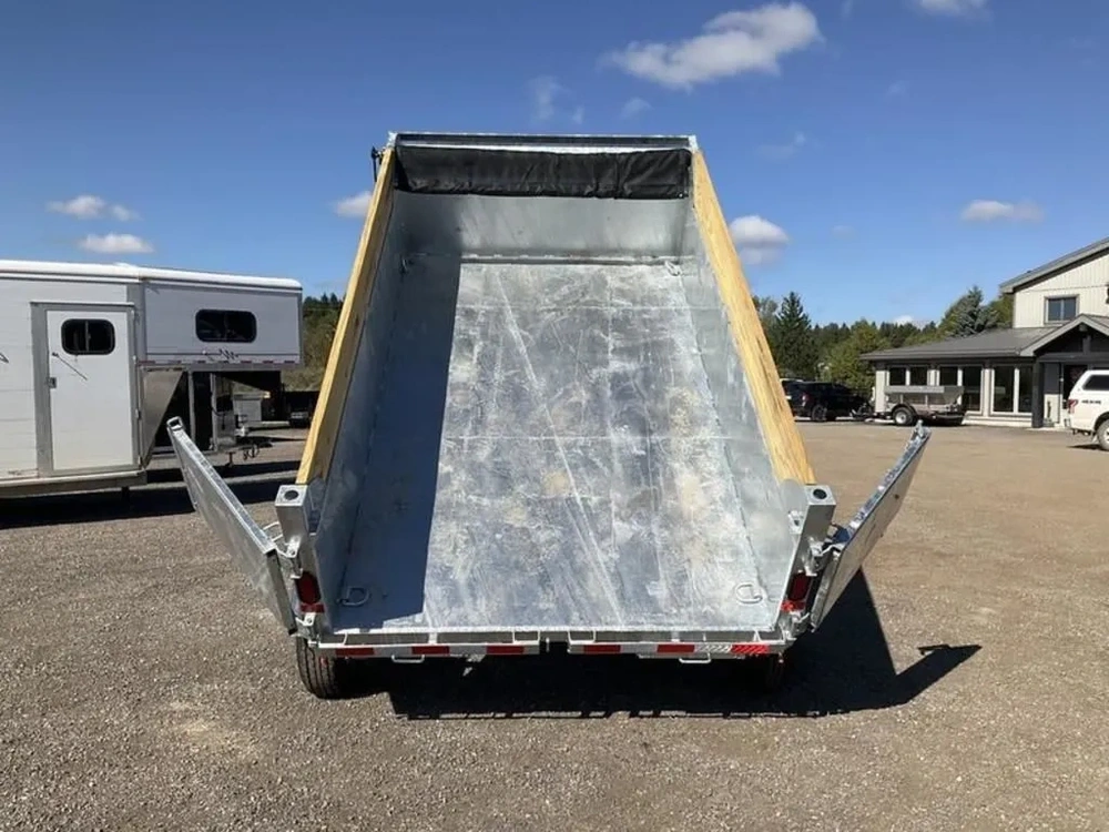 2025 Canada Trailers 6x10 5 Ton Galvanized Dump Trailer alt
