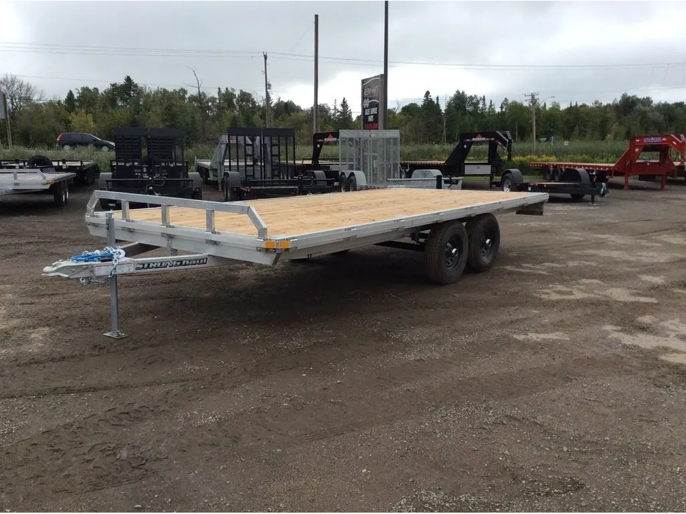 2026 Stronghaul 8.5x18 5 Ton All Aluminum Deckover Equipment Trailer alt