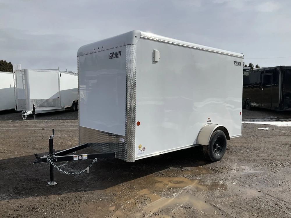 2026 Car Mate Trailers 6x12 Plus V-nose Sportster Cargo Trailer alt