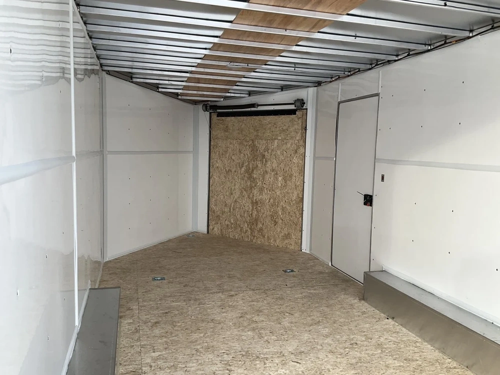 2026 Xcel Trailers 8.5x14 Plus V-nose Aluminum Snowmobile Trailer alt