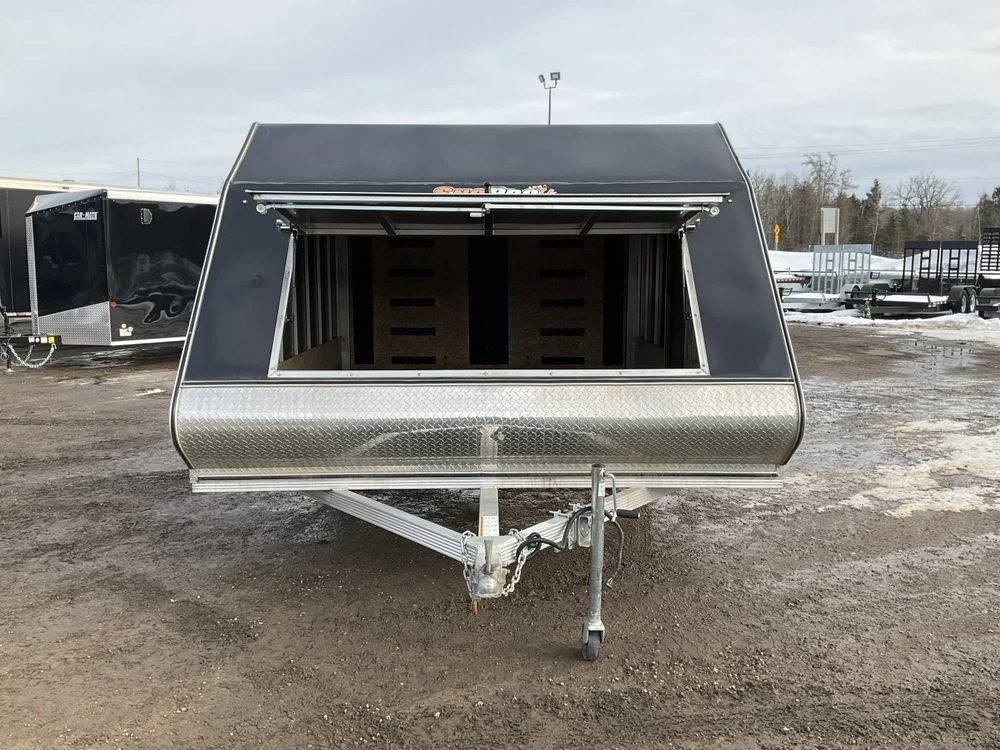 2022 Sno Pro 12x101 Hybrid All Aluminum Snowmobile Trailer alt