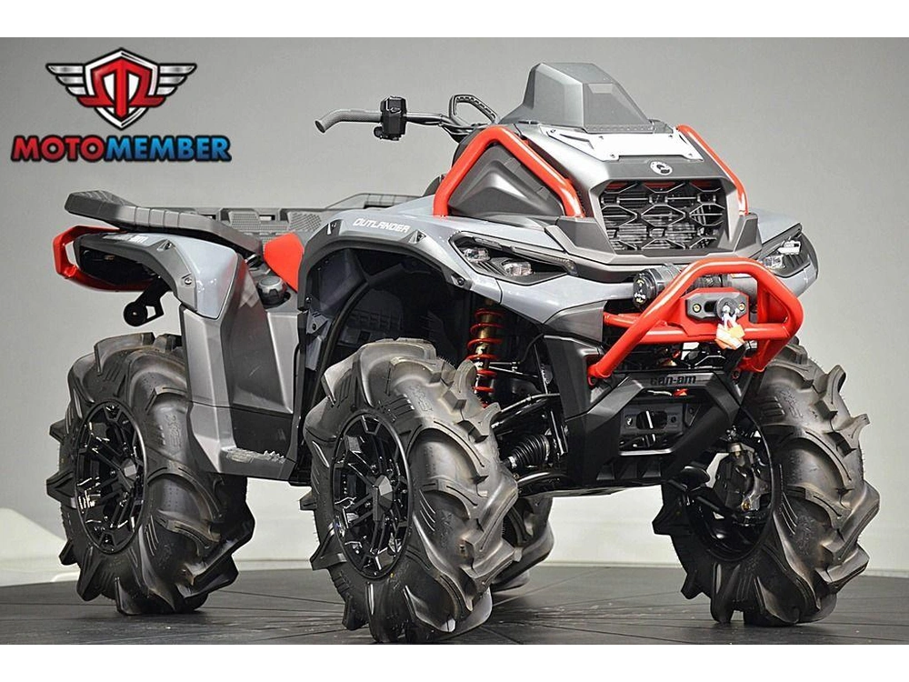 2025 Can-am Outlander X Mr 1000r Granite Grey & Legion Red alt