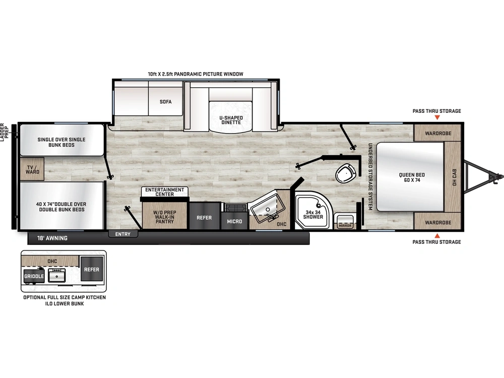 2026 Forest River Aurora 28qbunk alt