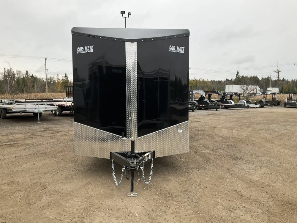 2026 Car Mate Trailers 7x16 Plus V-nose Avalanche Cargo Trailer alt