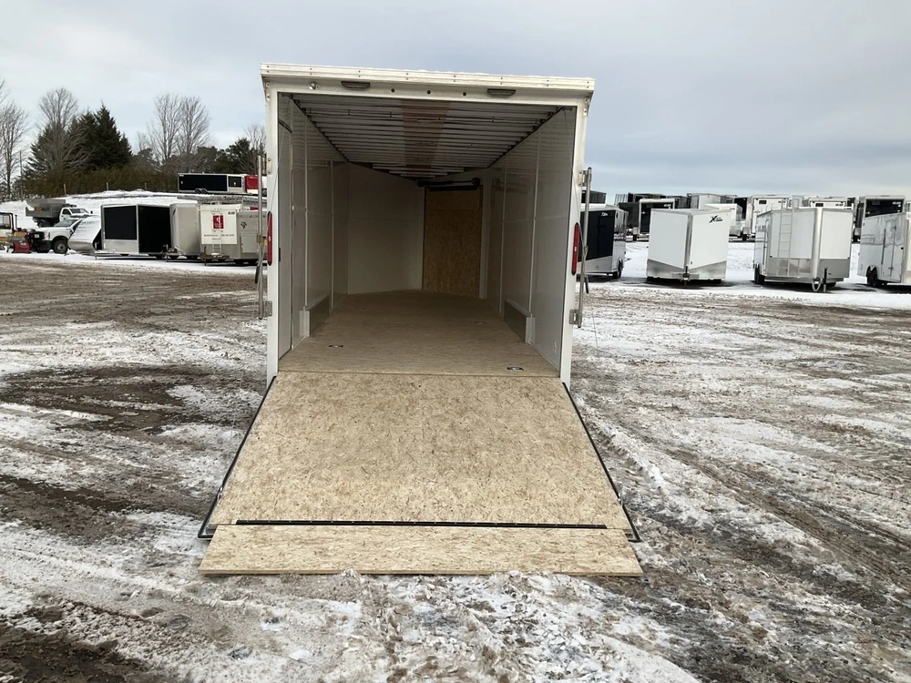 2026 Xcel Trailers 7.5x22 Plus V-nose Aluminum Snowmobile Trailer alt