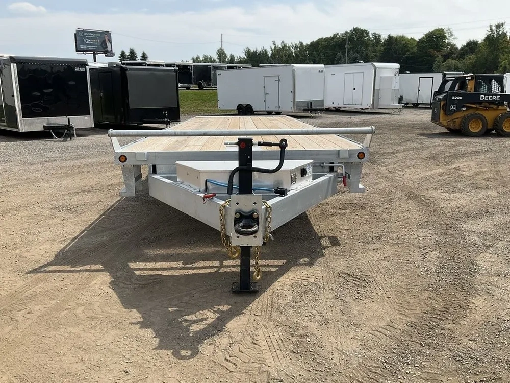 2026 Canada Trailers 8.5x26 10.5 Ton Galvanized Hydraulic Tilt Trailer alt