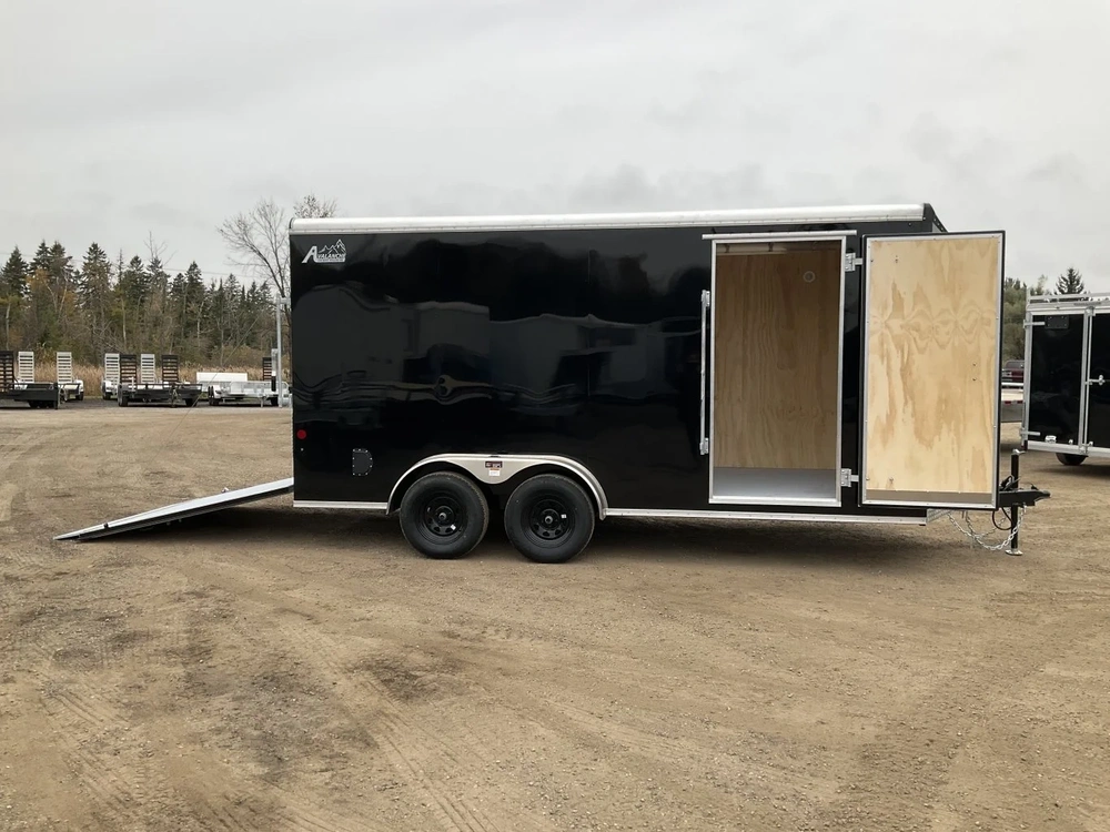 2026 Car Mate Trailers 7x16 Plus V-nose Avalanche Cargo Trailer alt