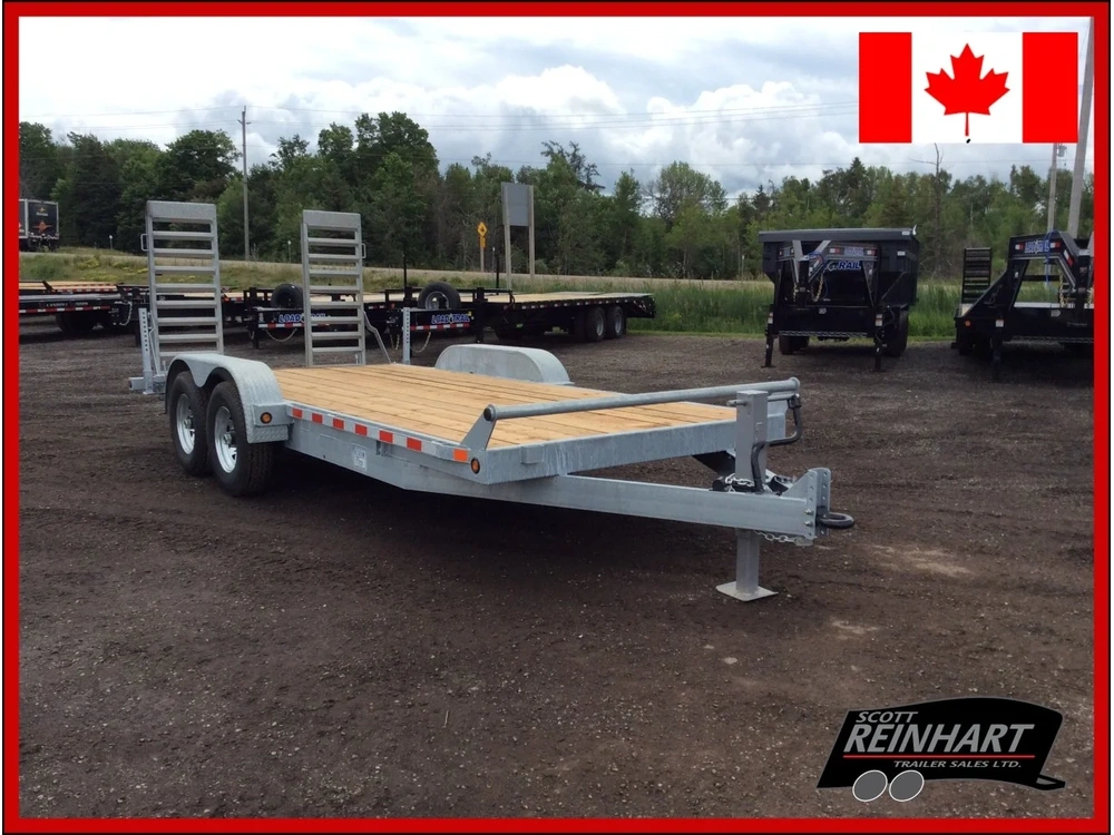 2026 Canada Trailers 82x18 7 Ton Galvanized Equipment Trailer alt
