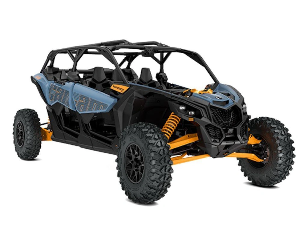 2026 Can-am Maverick X3 Max Rs Turbo Scandi Blue & Orange Crush alt