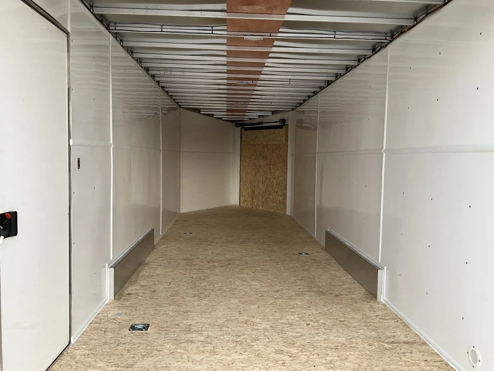 2026 Xcel Trailers 7.5x22 Plus V-nose Aluminum Snowmobile Trailer alt