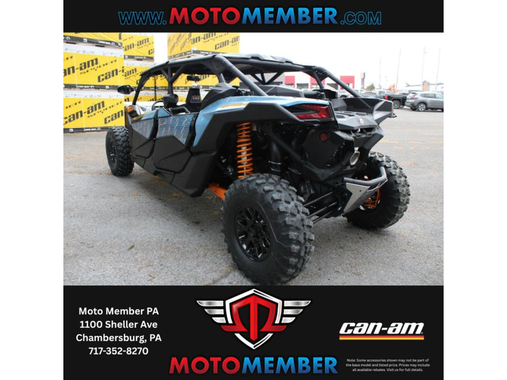 2026 Can-am Maverick X3 Max Ds Turbo Scandi Blue & Orange Crush alt