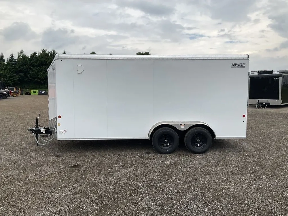 2025 Car Mate Trailers 7x16 Plus V-nose Avalanche Hd Cargo Trailer alt