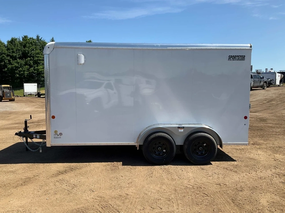 2025 Car Mate Trailers 7x14 Hd Sportster Cargo Trailer alt