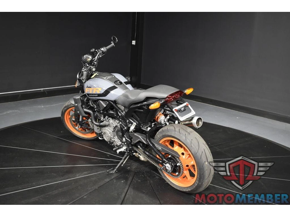 2023 Indian Motorcycle Ftr Stealth Gray/orange Burst alt