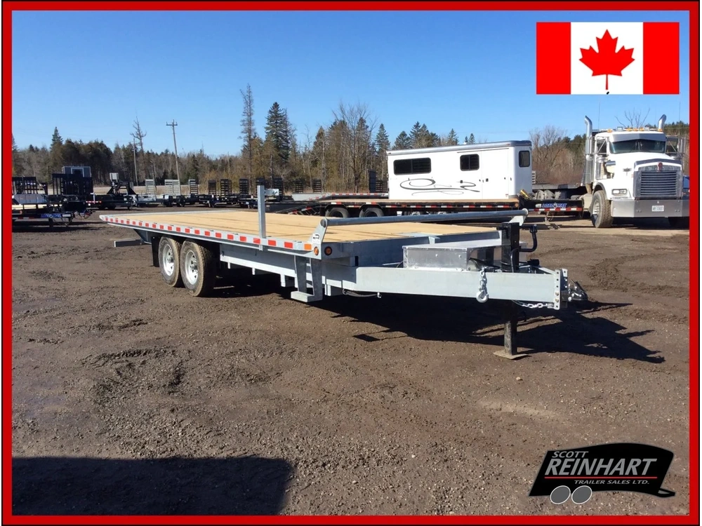 2026 Canada Trailers 8.5x24 Galvanized 7 Ton Hydraulic Tilt Trailer alt
