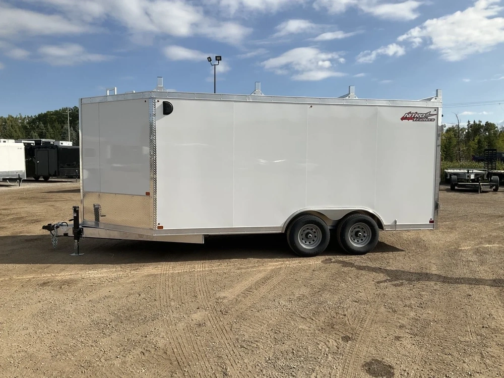 2026 Nitro 8.5x16 Plus V-nose All Aluminum Contrator alt