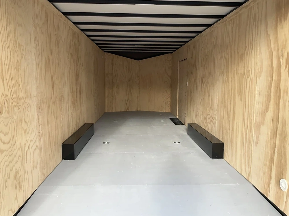 2026 Car Mate Trailers 8.5x24 Plus V-nose Avalanche Enclosed Car Hauler alt